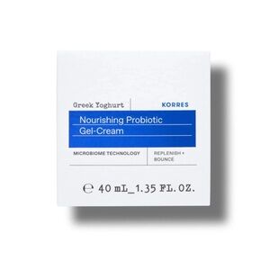 Korres Greek Yoghurt Nourishing Probiotic Gel-Cream 1.35 fl oz new fresh